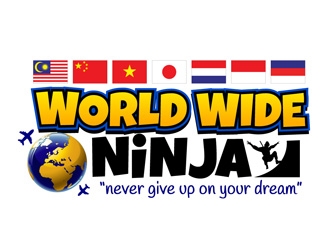World Wide Ninja logo design by DreamLogoDesign
