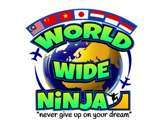 World Wide Ninja logo design by DreamLogoDesign