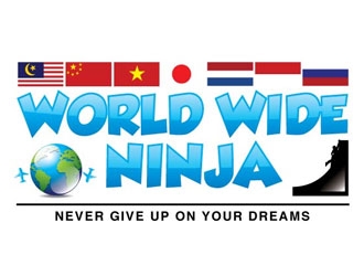 World Wide Ninja logo design by shere