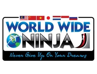 World Wide Ninja logo design by shere