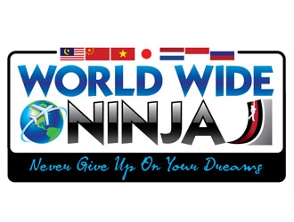 World Wide Ninja logo design by shere