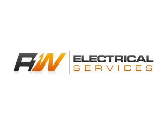 RW Electrical Services logo design by Gopil