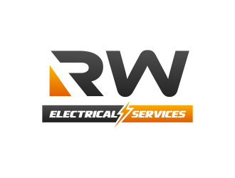 RW Electrical Services logo design by Gopil
