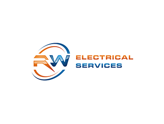 RW Electrical Services logo design by blackcane