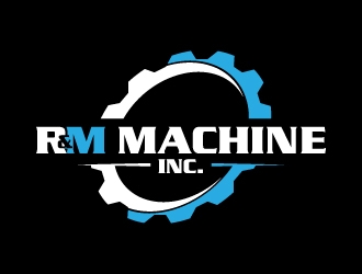 R&M Machine, Inc. logo design by jaize