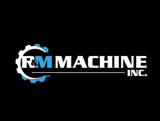 R&M Machine, Inc. logo design by jaize