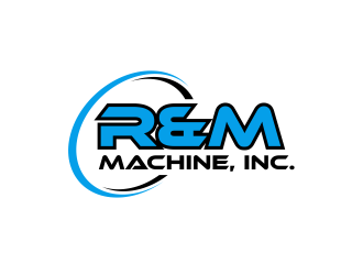 R&M Machine, Inc. logo design by serprimero