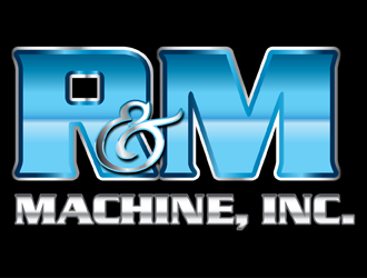 R&M Machine, Inc. logo design by Leivong