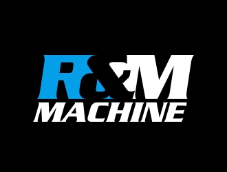 R&M Machine, Inc. logo design by MarkindDesign