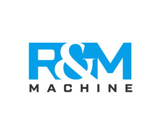R&M Machine, Inc. logo design by grea8design