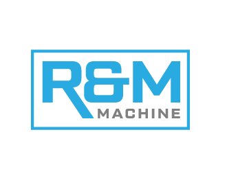 R&M Machine, Inc. logo design by grea8design