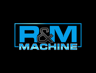 R&M Machine, Inc. logo design by Dhieko