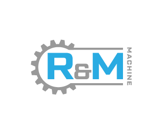 R&M Machine, Inc. logo design by grea8design