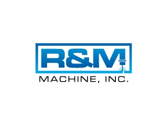 R&M Machine, Inc. logo design by crazher