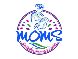 MOMS Lactation Resource Center logo design by DreamLogoDesign