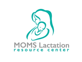 MOMS Lactation Resource Center logo design by ElonStark