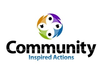 Community Inspired Actions logo design by DreamLogoDesign