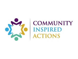 Community Inspired Actions logo design by akilis13