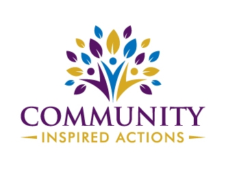 Community Inspired Actions logo design by akilis13