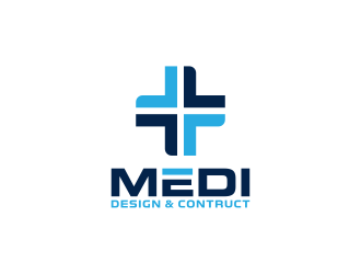MEDI DESIGN & CONTRUCT  logo design by ubai popi