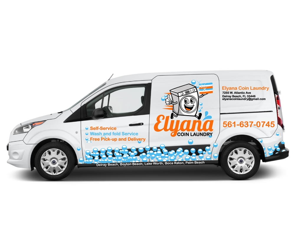 Elyana Coin Laundry  logo design by ElonStark