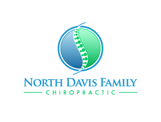 North Davis Family Chiropractic logo design by pencilhand