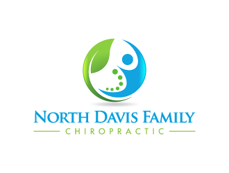 North Davis Family Chiropractic logo design by pencilhand