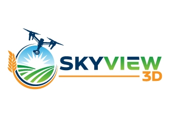 Sky View 3D logo design by jaize