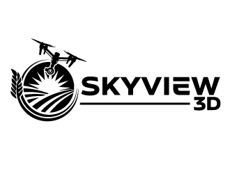 Sky View 3D logo design by jaize