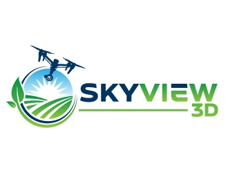 Sky View 3D logo design by jaize