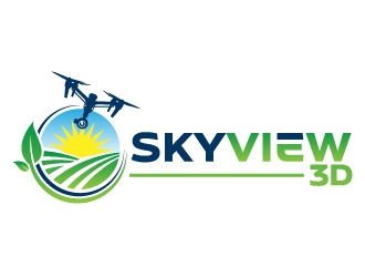 Sky View 3D logo design by jaize