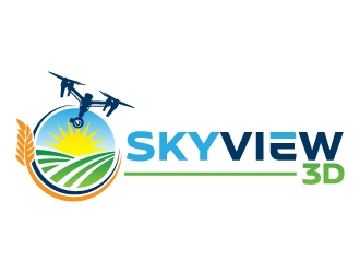 Sky View 3D logo design by jaize