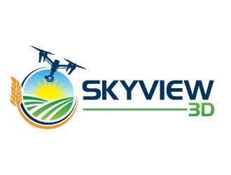 Sky View 3D logo design by jaize