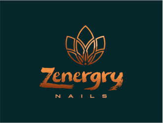 Zenergry Nails  logo design by FloVal