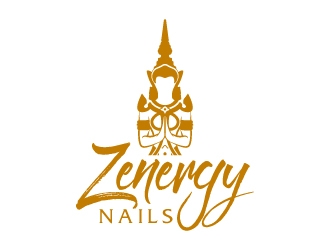 Zenergry Nails  logo design by karjen