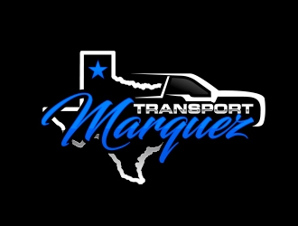 Marquez Transport logo design by MarkindDesign