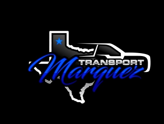 Marquez Transport logo design by MarkindDesign