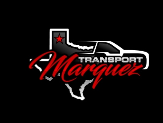 Marquez Transport logo design by MarkindDesign