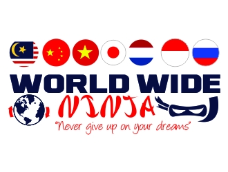 World Wide Ninja logo design by ElonStark