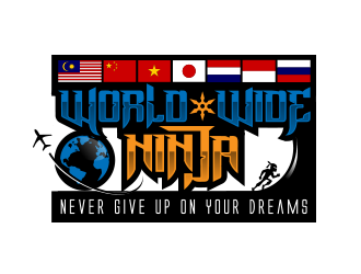 World Wide Ninja logo design by schiena