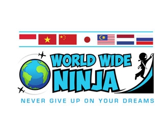World Wide Ninja logo design by frontrunner