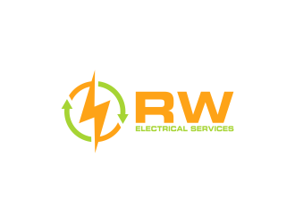 RW Electrical Services logo design by ubai popi