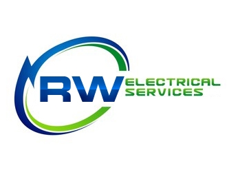 RW Electrical Services logo design by nikkl