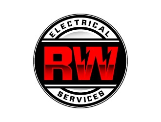 RW Electrical Services logo design by daywalker