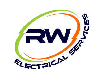 RW Electrical Services logo design by Dhieko