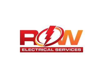 RW Electrical Services logo design by crazher