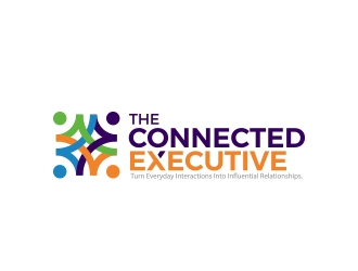 The Connected Executive logo design by MarkindDesign