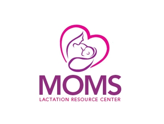 MOMS Lactation Resource Center logo design by nikkl