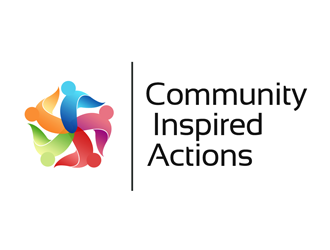 Community Inspired Actions logo design by kunejo