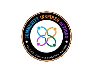Community Inspired Actions logo design by tec343